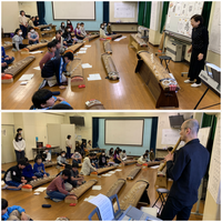 写真：音楽授業「琴」の様子1