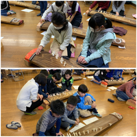 写真：音楽授業「琴」の様子3