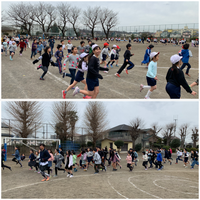 写真：3学期ミニリンピック持久走旬間の様子2