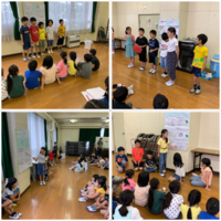 写真：蚕学習発表の様子1