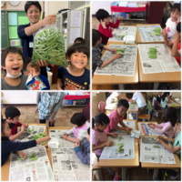 写真：2年生　食育授業1