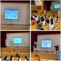 写真：4年生　水道キャラバン1