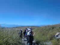 写真：車山登山の様子1