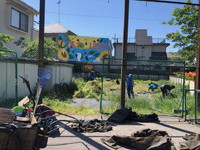 写真：ひまわり農園の整備1