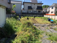 写真：ひまわり農園の整備2