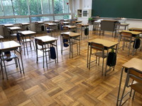 写真：3年生 登校日の様子2