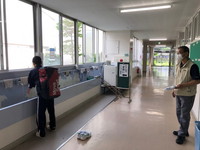 写真：1年生　登校日の様子2