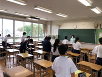 写真：1年生　登校日の様子5