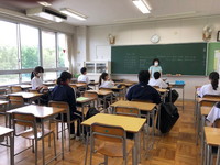 写真：1年生　登校日の様子6