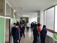 写真：3年生登校日の様子3