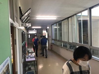 写真：消毒作業の様子2