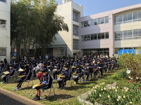 写真：新1年生登校日の様子2