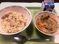 写真：6月25日の給食