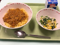 写真：6月29日の給食