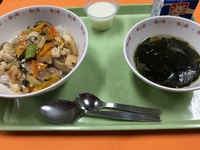 写真：7月7日の給食