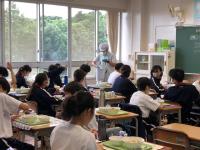 写真：7月7日給食の様子