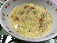 写真：トマトと卵のスープ