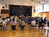 写真：進路説明会の様子