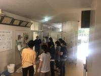 写真：お手伝いの様子