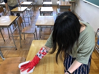 写真：6月2日消毒作業3