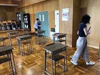 写真：6月4日消毒作業1