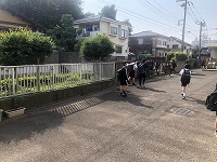 写真：下校風景4