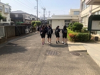 写真：下校風景2