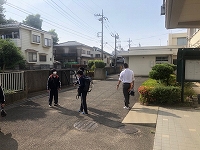 写真：下校風景1