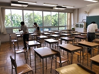 写真：6月10日消毒作業3