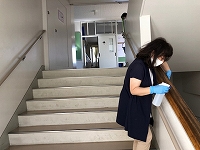 写真：6月10日消毒作業6