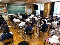 写真：音楽の授業の様子