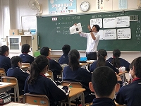 写真：道徳の授業1