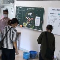 写真：6月29日消毒作業1