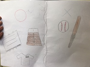 児童が作ったカード