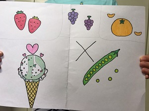 児童が作ったカード