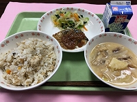 写真：8月5日の給食