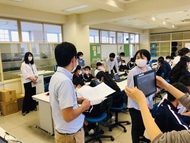 グーグルミーツで立ち合い演説会　リハーサル