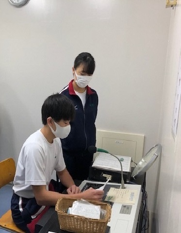 10月12日　生徒会朝礼