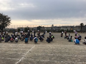 開会式後のゲームの様子