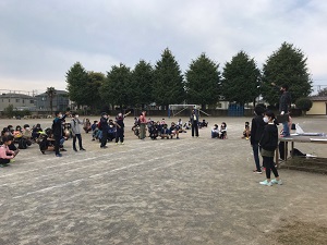 ジャンケンゲームの様子