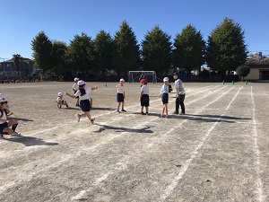 2年生リレーの様子2枚目