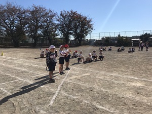 2年生リレーの様子