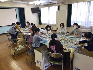 プルタブ回収の様子