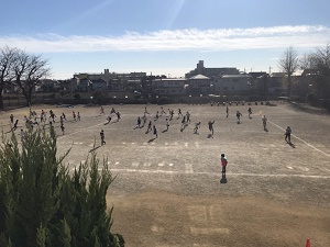 兄弟学級交流の写真