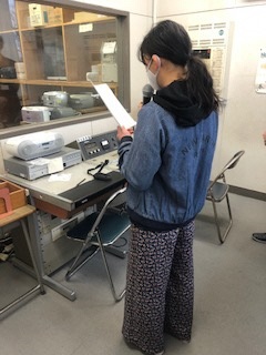 図書委員会の発表の様子