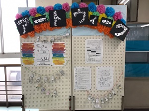 アートウィークの看板の様子