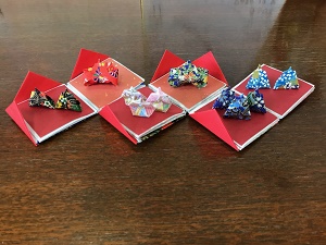 折りたたみ雛の写真