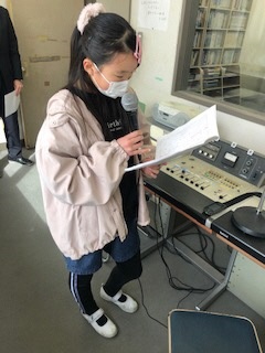 読書感想文発表の様子