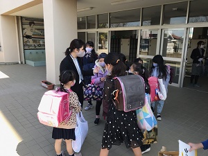 修了式後の様子