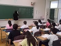 写真：5年1組の様子